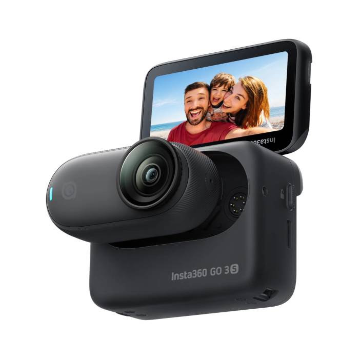 Екшн-камера Insta360 GO 3S 4K Standard Bundle 128GB Black (CINSAATA_GO3S13)